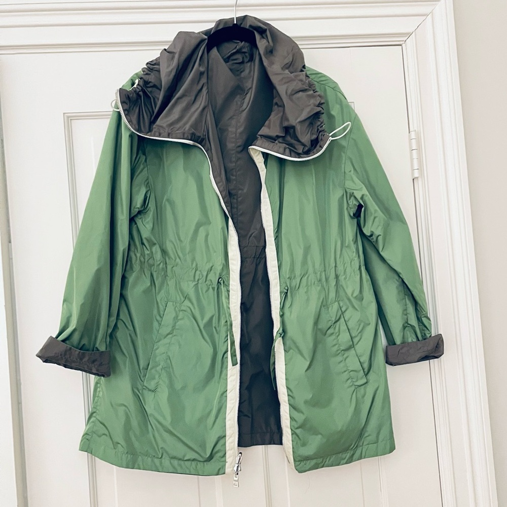Prada Reversible Lightweight Jacket Gray Green 40 - image 1